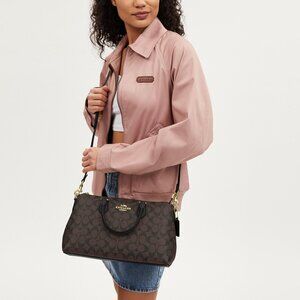 Georgia Satchel In Signature Canvas